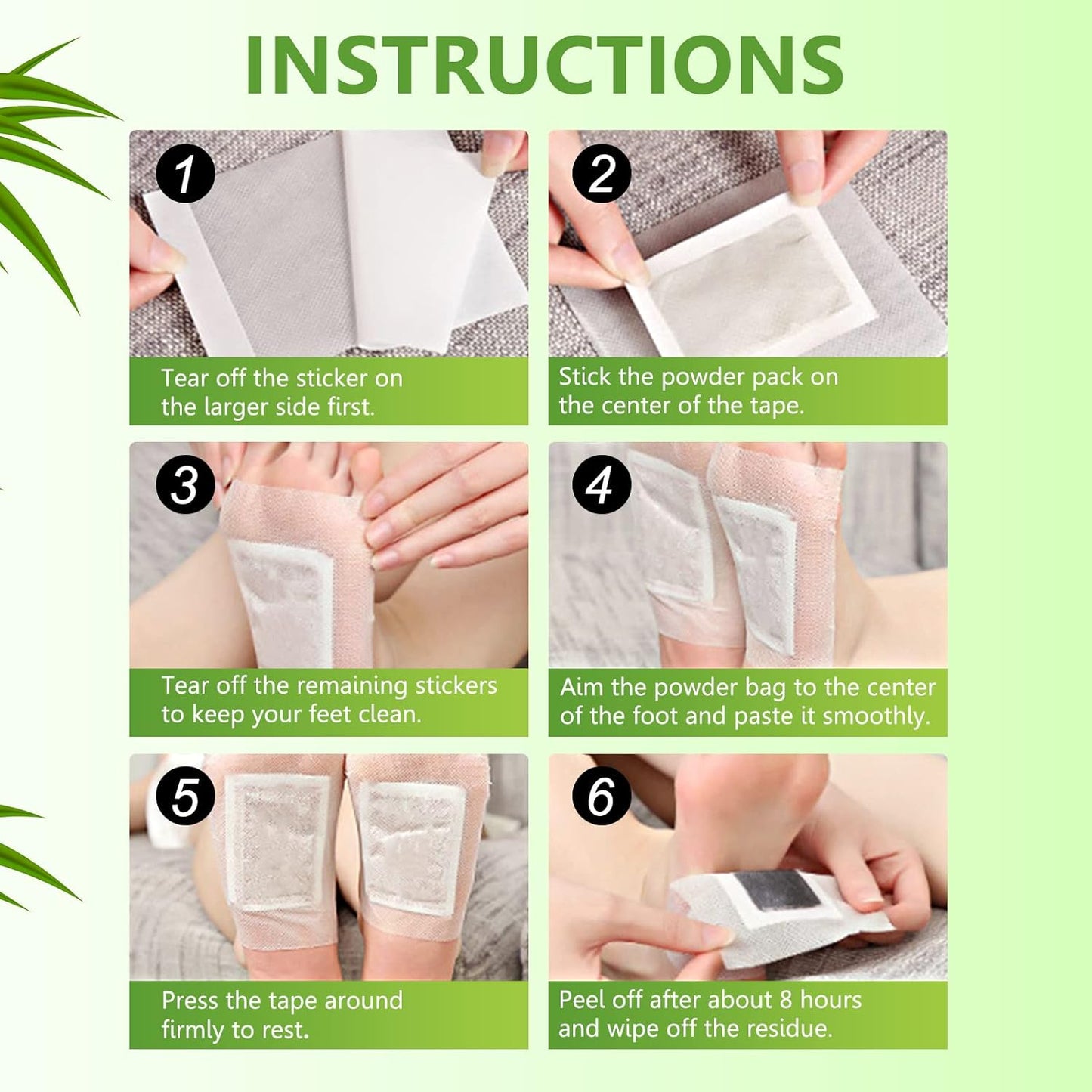 Natural Detoxifying Foot Patch